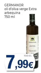 Oferta de Germanor - Oli D'oliva Verge Extra Arbequina por 7,99€ en Keisy
