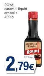Oferta de Royal - Caramel Liquid Ampolla por 2,79€ en Keisy