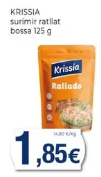 Oferta de Krissia - Surimi Ratllat por 1,85€ en Keisy