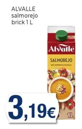 Oferta de Alvalle - Salmorejo por 3,19€ en Keisy