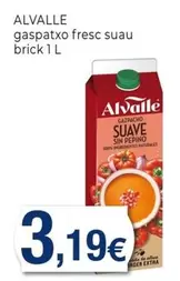 Oferta de Alvalle - Gaspatxo Fresco Suau Brick por 3,19€ en Keisy
