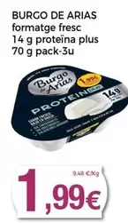 Oferta de Burgo de Arias - Formatge Fresc por 1,99€ en Keisy