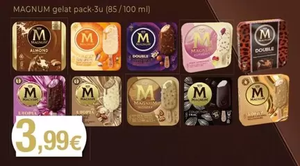 Oferta de Magnum - Gelat por 3,99€ en Keisy