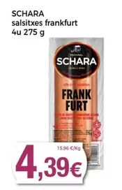 Oferta de Schara - Salsitxes Frankfurt por 4,39€ en Keisy
