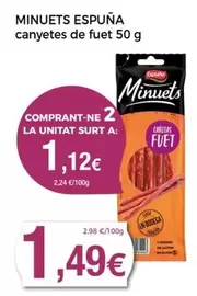 Oferta de Espuña - Minuets por 1,49€ en Keisy