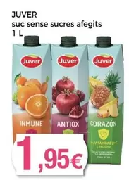 Oferta de Juver - Suc Sense Sucres Afegits por 1,95€ en Keisy
