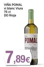 Oferta de Viña Pomal - Vi Blanc Viura por 7,89€ en Keisy