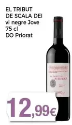 Oferta de El Tribut De Scala Dei/ Vi Negre Jove 75 Cl Do Priorat por 12,99€ en Keisy