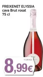 Oferta de Freixenet Elyssia - Cava Brut Rosat por 8,99€ en Keisy