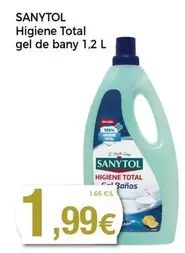 Oferta de Sanytol - Higiene Total Gel De Bany por 1,99€ en Keisy