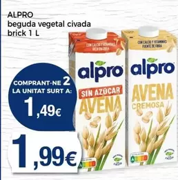 Oferta de Alpro - Beguda Vegetal Civada por 1,99€ en Keisy