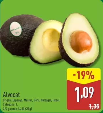 Oferta de Alvocat por 1,09€ en ALDI