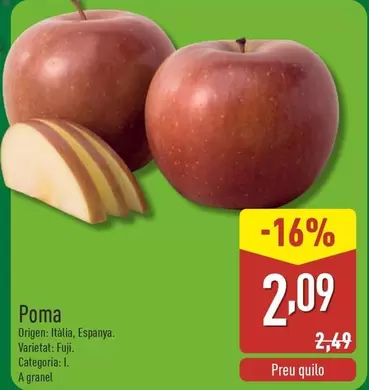 Oferta de Poma por 2,09€ en ALDI