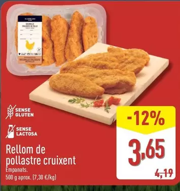 Oferta de Rellom De Pollastre Cruixent  por 3,65€ en ALDI