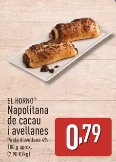 Oferta de El Horno - Napolitana De Cacau I Avellanes por 0,79€ en ALDI