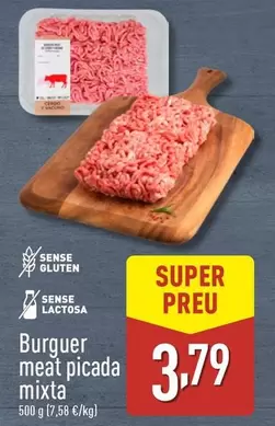 Oferta de Burguer Meat Picada Mixta  por 3,79€ en ALDI