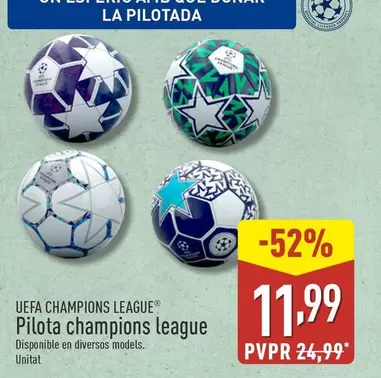Oferta de Uefa - Pilota Champions League  por 11,99€ en ALDI