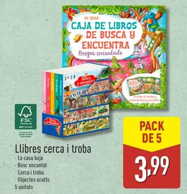 Oferta de Libres Cerca I Troba por 3,99€ en ALDI