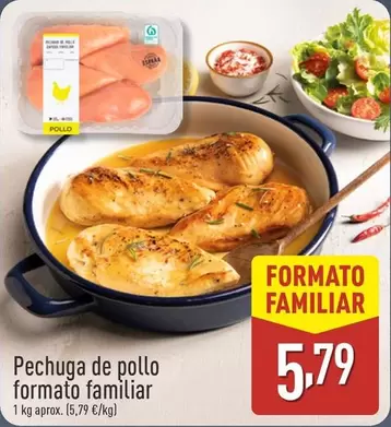 Oferta de Pechuga De Pollo Formato Familiar por 5,79€ en ALDI