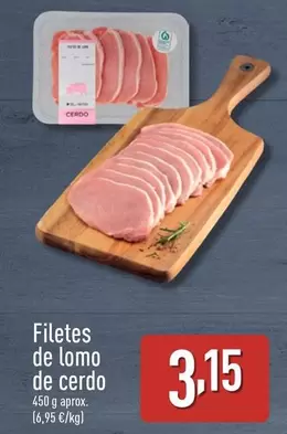 Oferta de Filetes De Lomo De Cerdo por 3,15€ en ALDI