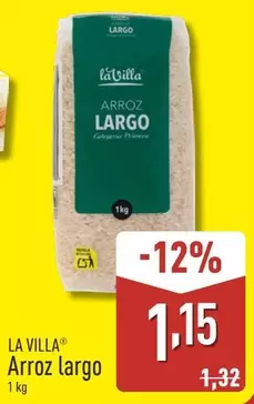 Oferta de La Villa - Arroz Largo por 1,15€ en ALDI