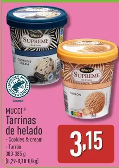Oferta de Mucci - Tarrinas De Helado por 3,15€ en ALDI