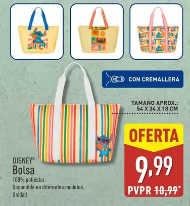 Oferta de Disney - Bolsa por 9,99€ en ALDI