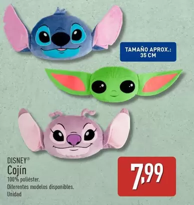 Oferta de Disney - Cojin por 7,99€ en ALDI