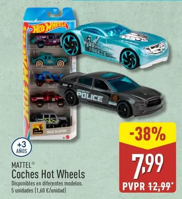 Oferta de Mattel - Coches Hot Wheels por 7,99€ en ALDI