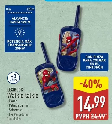 Oferta de Lexibook - Walkie Talkie por 14,99€ en ALDI