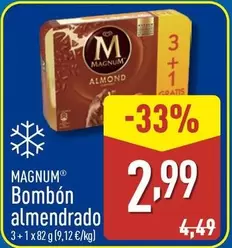Oferta de Magnum - Bombon Almendrado por 2,99€ en ALDI