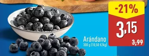 Oferta de Arándano por 3,15€ en ALDI