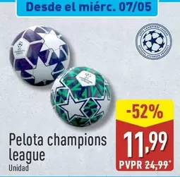 Oferta de Pelota Champions League  por 11,99€ en ALDI