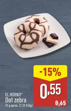 Oferta de El Horno - Dot Zebra  por 0,55€ en ALDI