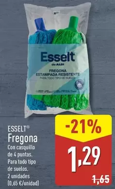 Oferta de Esselt - Fregona por 1,29€ en ALDI