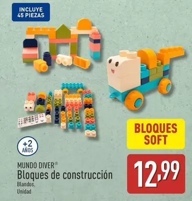Oferta de Mundo Diver - Bloques De Construccion por 12,99€ en ALDI