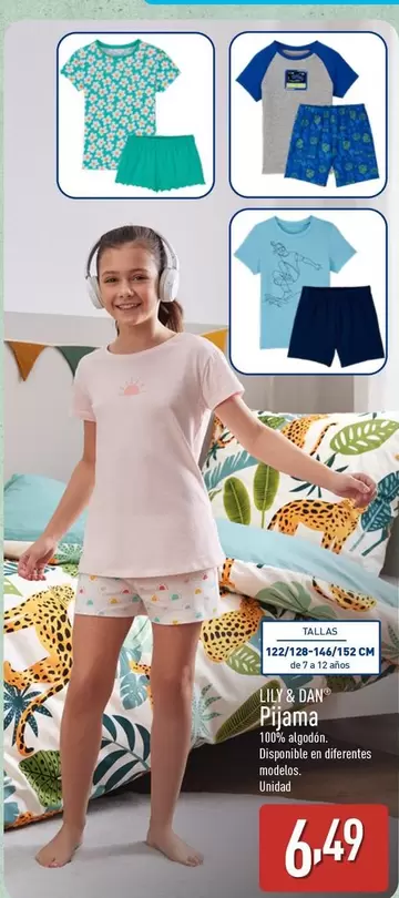Oferta de Lily & Dan - Pijama por 6,49€ en ALDI