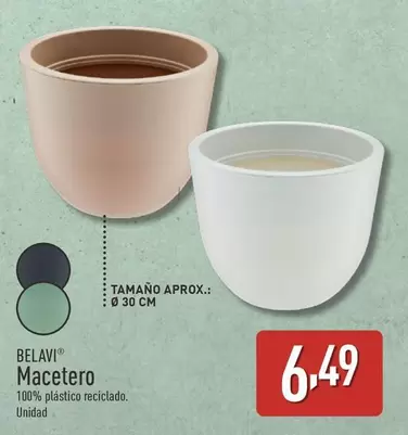 Oferta de Belavi - Macetero por 6,49€ en ALDI