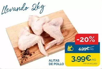 Oferta de Alitas De Pollo por 3,99€ en Supermercados La Despensa