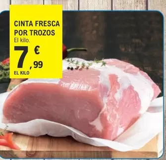 Oferta de Cinta Fresca Por Trozos por 7,99€ en E.Leclerc