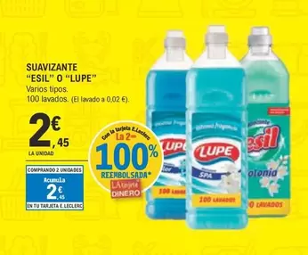 Oferta de Suavizante por 2,45€ en E.Leclerc