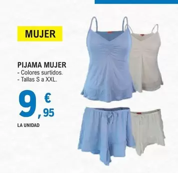 Oferta de Pijama Mujer por 9,95€ en E.Leclerc