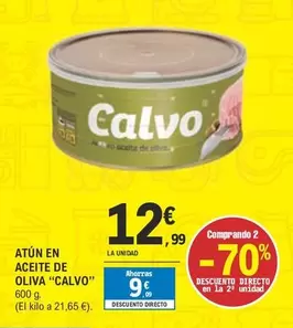 Oferta de Calvo - Atun En Aceite De Oliva por 12,99€ en E.Leclerc