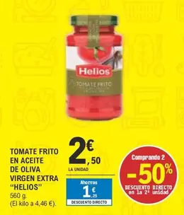 Oferta de Helios - Tomate Frito En Aceite De Oliva Virgen Extra por 2,5€ en E.Leclerc