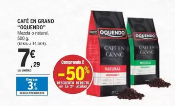 Oferta de Oquendo - Café En Grano por 7,29€ en E.Leclerc