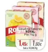 Oferta de Royal - Gelatina Sabores por 1,45€ en Cuevas Cash