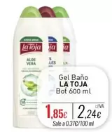 Oferta de La Toja - Gel Bano por 1,85€ en Cuevas Cash