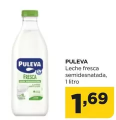 Oferta de Puleva - Leche Fresca Semidesnatada por 1,69€ en Alimerka