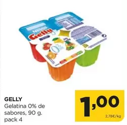 Oferta de Gelly - Gelatina 0% De Sabores por 1€ en Alimerka