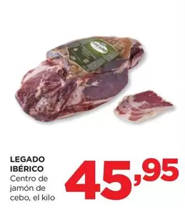 Oferta de Legado Ibérico - Centro De Jamon De Cebo por 45,95€ en Alimerka